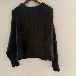 Universal Thread Textured Black Sweater
